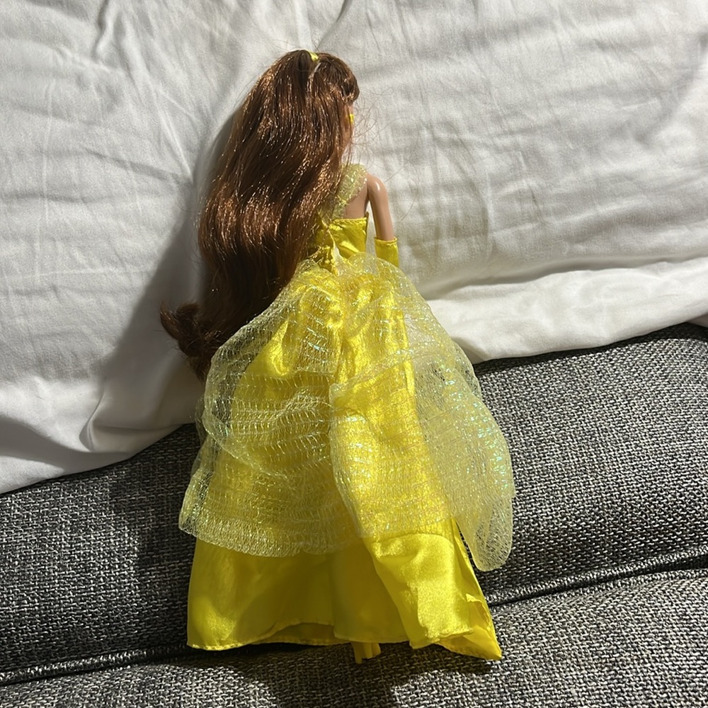 Barbie Belle Yellow Princess Doll with Gown - Picture 5 of 7